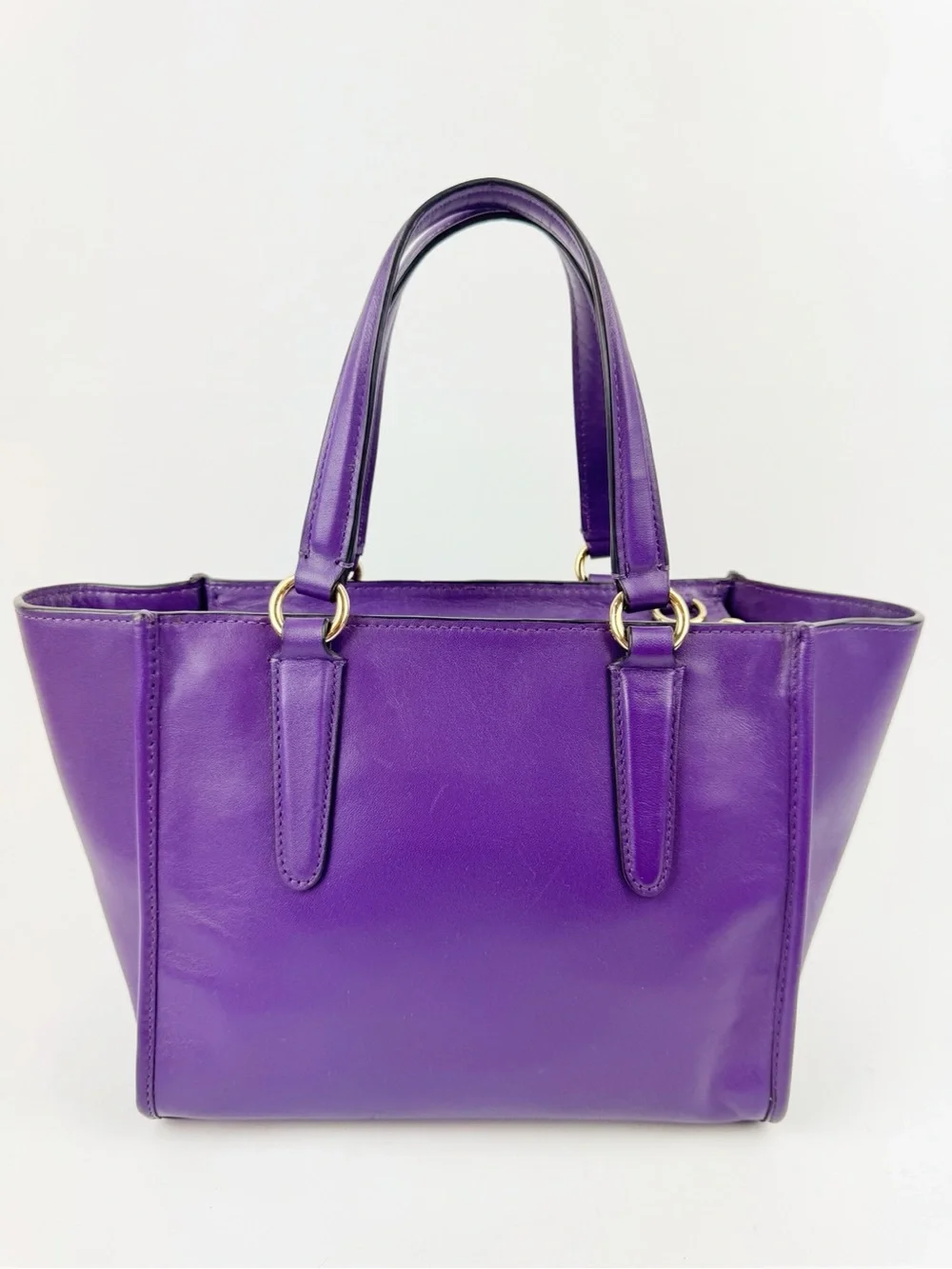 Coach purple leather